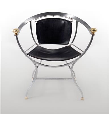 A “Pompeij” armchair, designed by Alberto Orlandi, - Design