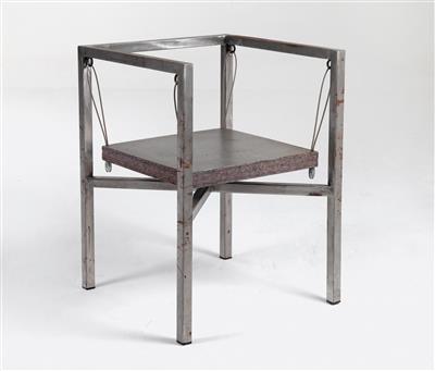 A “Sensilla” armchair, designed and manufactured by Christoph R. Siebrasse *, - Design