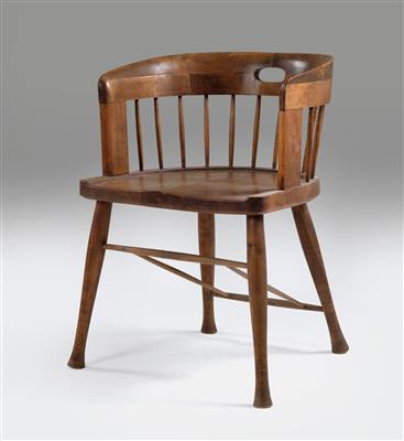 An armchair, designed by Josef Hoffmann, - Design