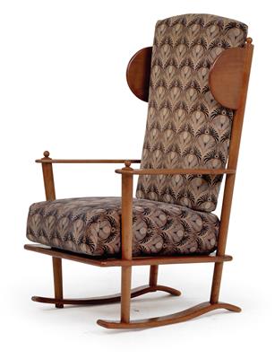 A rocking chair, designed by Henry P. Glass (Heinz Glass), - Design