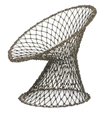 A rare “Fishnet Chair”, designed and manufactured by Marcel Wanders, - Design