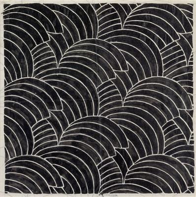 A textile design featuring a foliate pattern, Koloman Moser, - Design