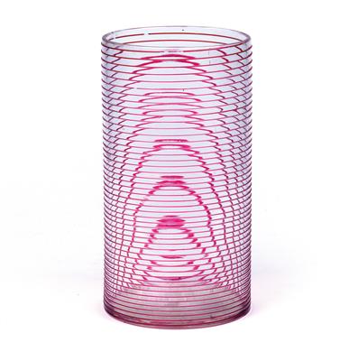 A cylinder vase, the design attributed to Leopold Bauer, - Design