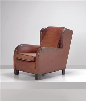 A club chair, designed by Adolf G. Schneck, - Design