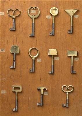 A sample collection of keys, designed by Josef Frank, - Design