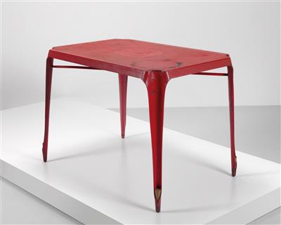 Stapelbarer Tisch, Entwurf Joseph Mathieu, - Design
