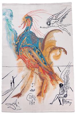 Teppich nach "Le Grand Pavon" von Salvador Dali, 1979, - Design