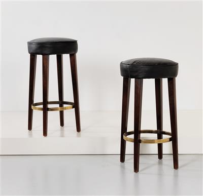 Two bar stools, Lysberg, Hansen & Terp, - Design