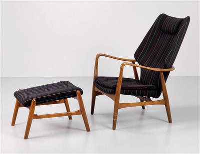 A high-back chair, Model MS-6 High, Ib Madsen and Acton Schubell, - Design