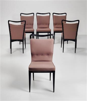 Satz von sechs Stühlen, - Design