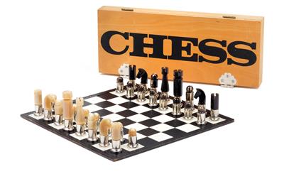 A chess board and pieces, Model No. 5391, Prof. Carl Auböck, - Design