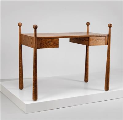 A rare “Quilles” desk/bureau, Jean Royère, - Design