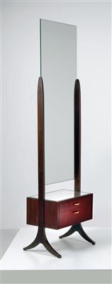 A mirror with a small cabinet, designed by Julius Jirasek, - Design