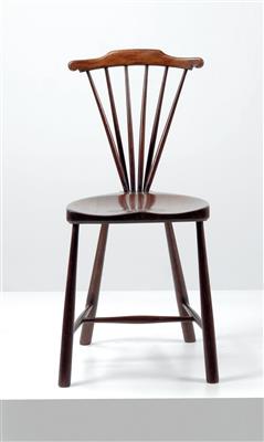 Stuhl mit Fächerlehne, - Design