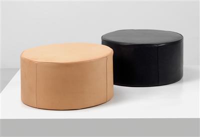 Two poufs/stools, Ivan Schlechter, - Design