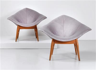 Two rare lounge chairs, Model No. 2464, - Design