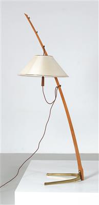 "Dornstab"-Stehlampe Mod. 2076, J. T. Kalmar, Wien um 1952, - Design