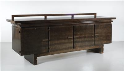 A sideboard from dining room suite Model No. 529, designed by Bruno Paul 1928, - Design