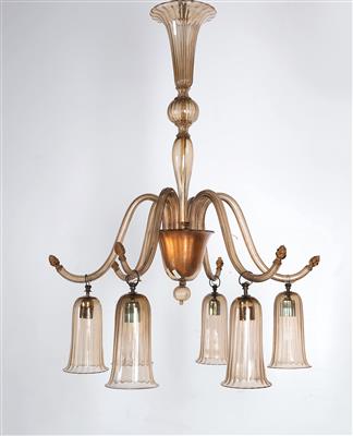 A chandelier, designed for Venini, - Design