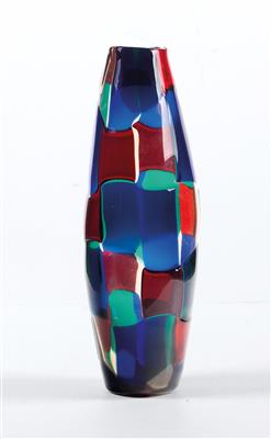 Große Vase "Pezzato", Entwurf Fulvio Bianconi um 1951, - Design