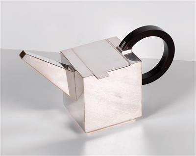 Teekanne mit rundem Griff, Entwurf und Ausführung Jan Wege, - Design