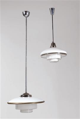 Two “Sistrah” hanging lights, designed by C. F. Otto Müller - Design