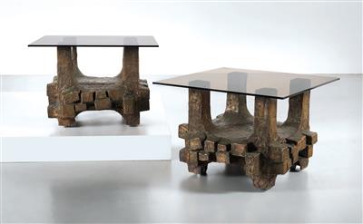 Two sofa/couch tables in the manner of Paul Evans, - Design