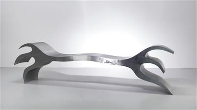 Edelstahlobjekt Mod. Bone, Entwurf und Ausführung Friedrich Schilcher, 2010 - Design