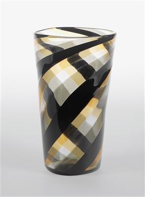 Fulvio Bianconi, Vase "fasce ritorte", Entwurf um 1951, - Design