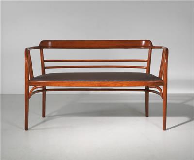 A rare settee, Model No. B93 C, designed by Gebrüder Thonet c. 1900, - Design