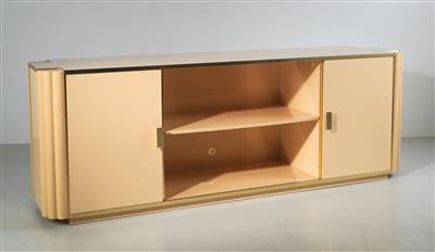 A rare sideboard, designed by Alain Delon, France, c. 1970, - Design