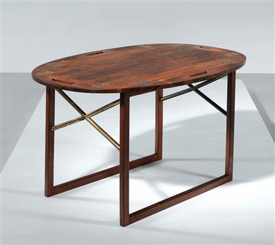A ‘Butler’s Tray’ Table, designed by Svend Langkilde for Illum Bolighus, Denmark, c. 1970, - Design