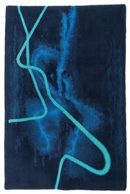 Teppich nach "Blue Hour" von Gun Gordillo 1985, - Design