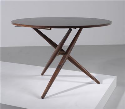 An adjustable S. T. table, Model Movex, designed by Jürg Bally c. 1950, - Design