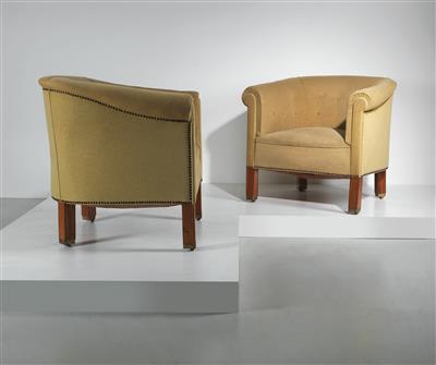 Two armchairs, Robert Oerley, 1912/13, - Design