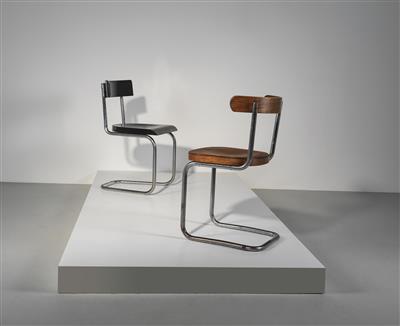 Two cantilever chairs mod. no. B 263, designed by Mart Stam - Design