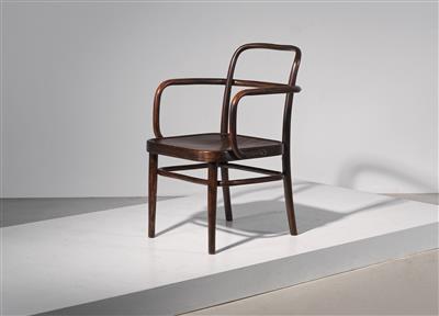 An armchair mod. no. A 64 F, designed by Josef Hoffmann - Design