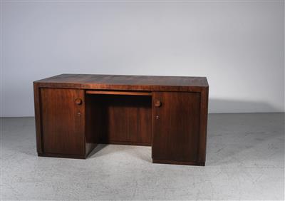A large, impressive desk, designed by Bruno Paul - Design