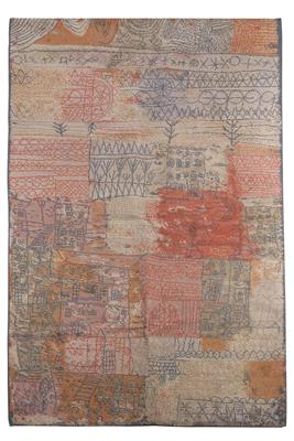 A large carpet after “Florentinisches Villenviertel” by Paul Klee in 1926, - Design