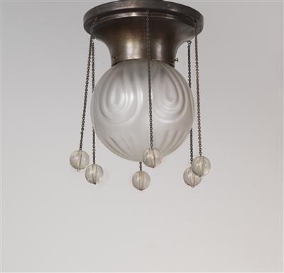 A small ceiling lamp from the estate of Maria Primavesi, School of Josef Hoffmann - Design