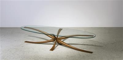 A rare, large coffee table, Michel Mangematin - Design