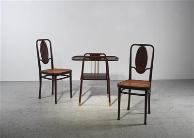 Two chairs, designed by Marcel Kammerer - Design