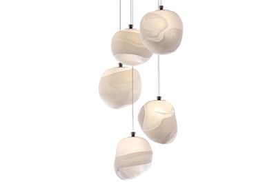 A Hanging Lamp “Of Movement and Material”, designed by Phillip Weber, - Design
