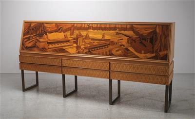 A Rare Sideboard, Luigi Anzani, - Design