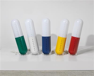 A Set of Five “Pillola” Lamps, designed by Emanuele Ponzio & Cesare Casati, - Design
