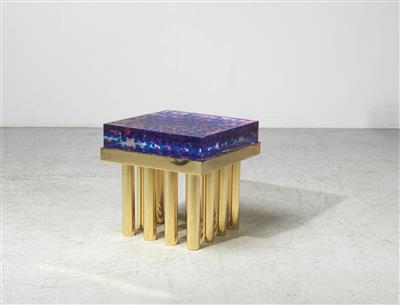 A Unique Coffee Table Mod. “Space Dust” Series, designed and manufactured by Studio Superego, - Design