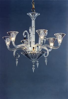 A Chandelier from the “Mille Nuit” Series, designed in around 1990, manufactured by Baccarat (Co.), - Design