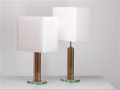 Two Table Lamps, designed in around 1940, manufactured by Fontana Arte, - Design