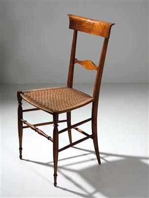 A Chiavari chair, designed by Giovanni Battista Ravenna, - Design