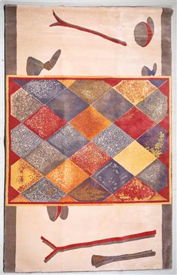 A Tappeto carpet, designed by Mimmo Paladino - Design
